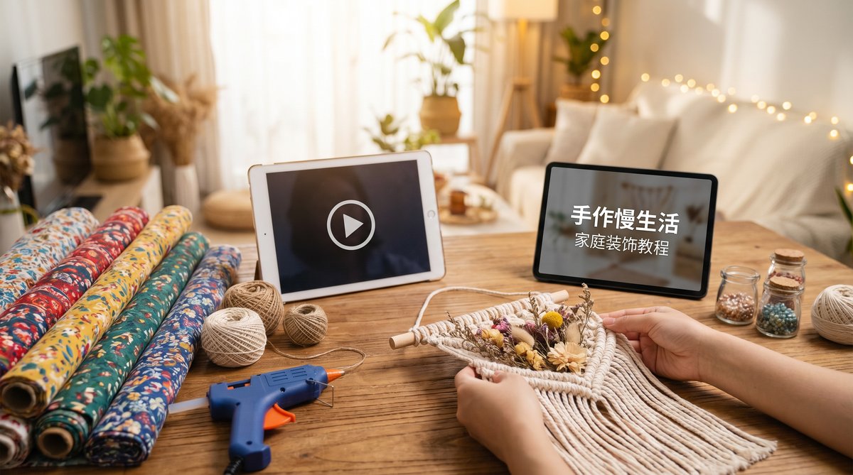 红桃视频手工DIY专题 - 家居装饰视频教程